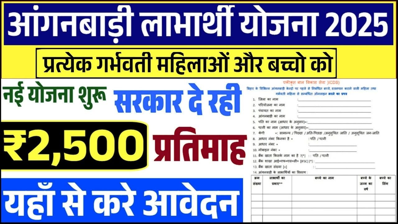 Anganwadi Labharthi Yojana 2025