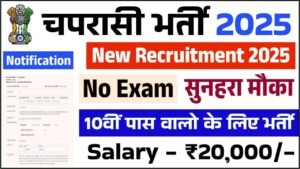 Chaprasi Bharti 2025