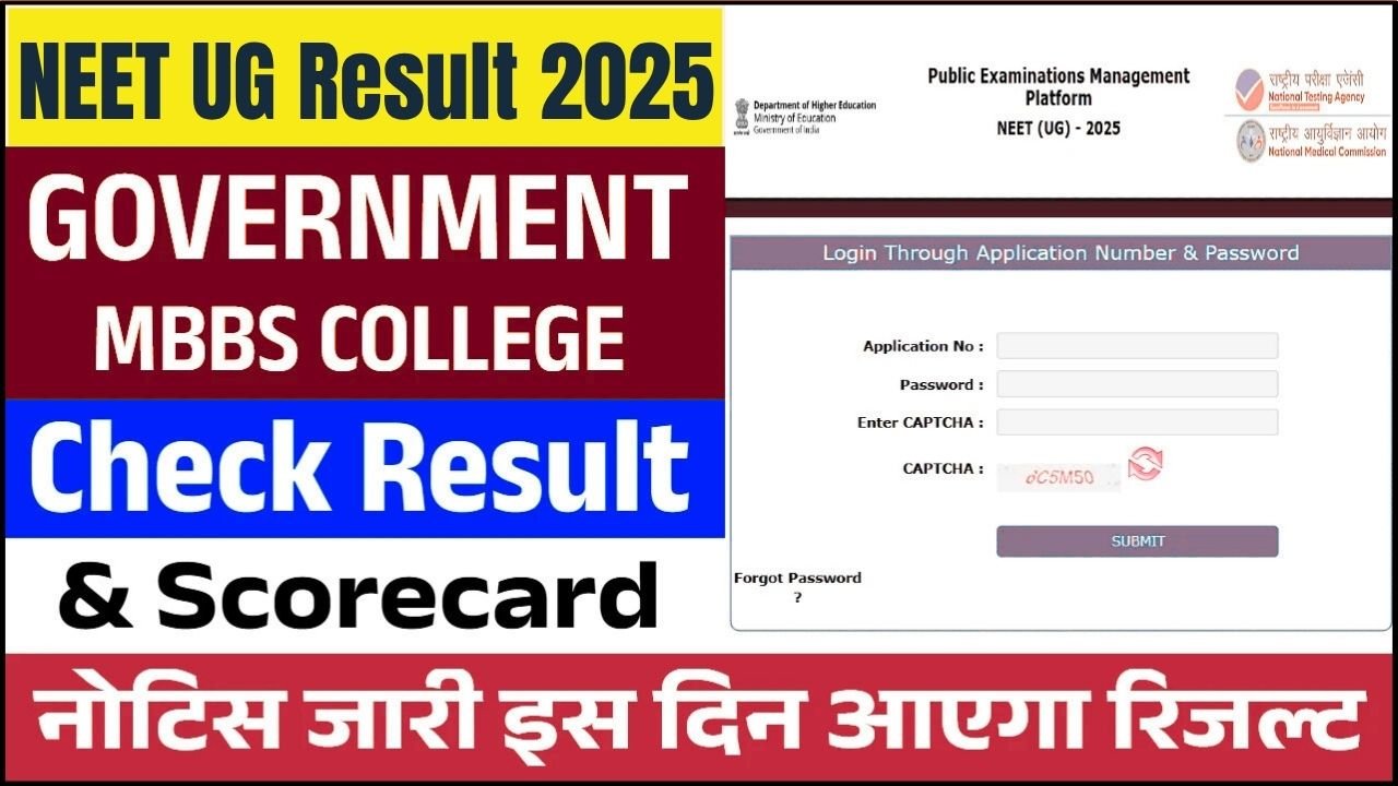 NEET UG Result 2025
